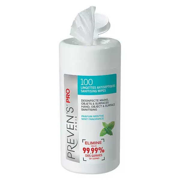 Preven's Pro Antiseptic Wipe Mint Scent 100 units