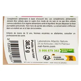 Nat & Form Écoresponsable Urucum Bio 90 gélules végétales