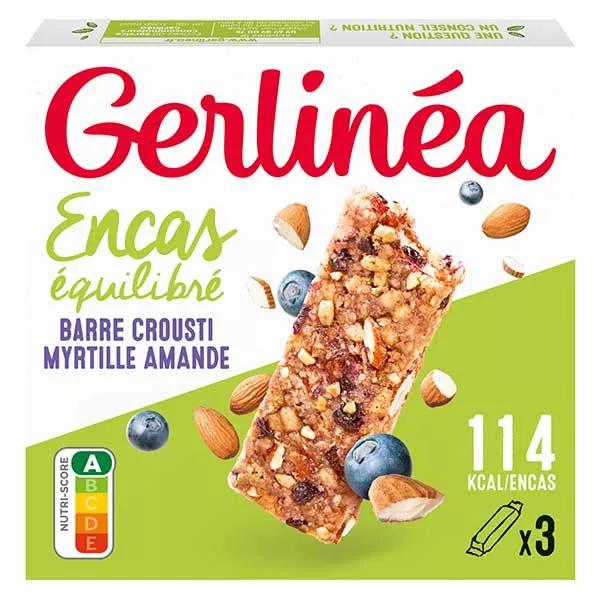 Gerlinéa Pause Gourmande Barre de Céréales Myrtilles et Amandes 3 x 31g ...
