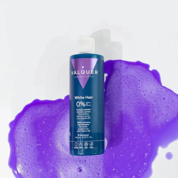 Valquer Shampoo voor Wit en Grijs Haar 400 ml