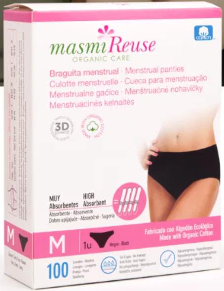 Washable light bladder leak protection underwear - Masmi natural cotton