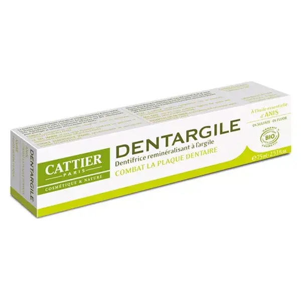 Cattier Dentargile Dentifrice Anis Bio 75ml