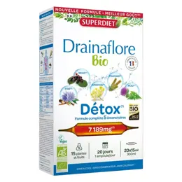 Superdiet Drainaflore Bio 20 ampoules