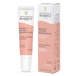 Laboratoires de Biarritz Soins Réparateurs Baume à Lèvres Bio 15ml