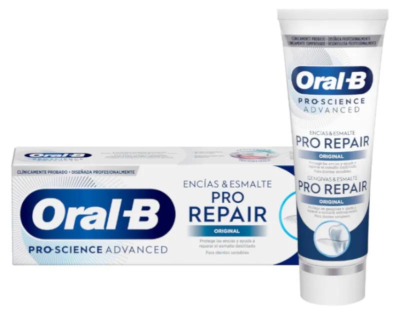 Oral B Pro Dentifrice Réparateur Gencives et Émail Original 75 ml