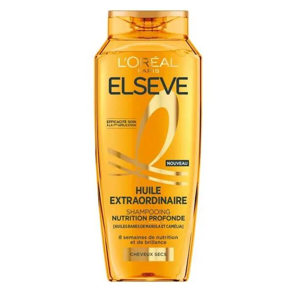 Shampooing L'Oréal Elsève Huile Extraordinaire Pour Cheveux Secs – 250 Ml – Nourriture Intense