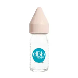 dBb Remond Biberon Jus de Fruit Régul'Air Verre Rose 110ml