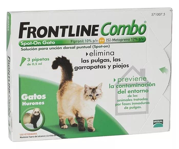 Frontline Combo gatos 3 Pipetas