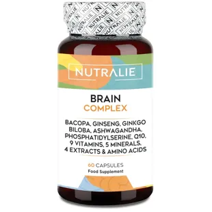 Nutralie Brain Complex Nootrópico Agilidad Mental 60 Cápsulas