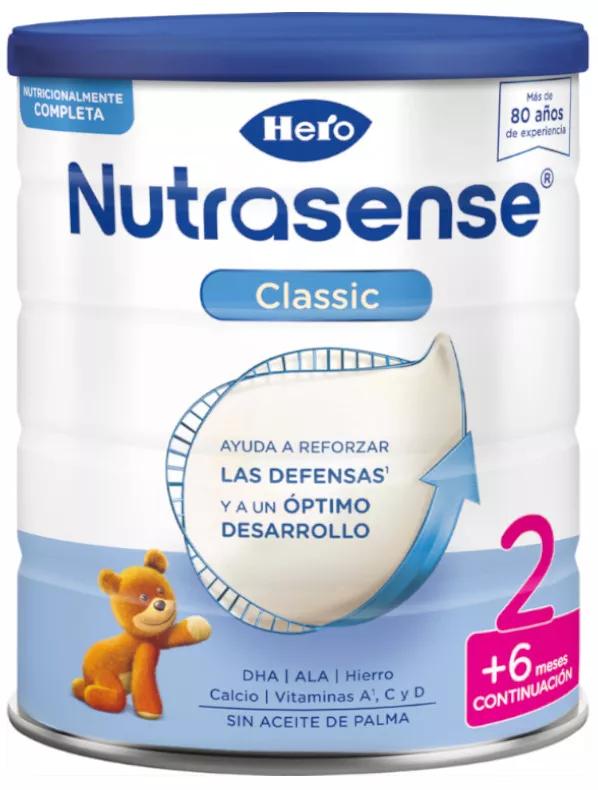 Hero Nutrasense Classic Fortsetzungsmilch 800 gr