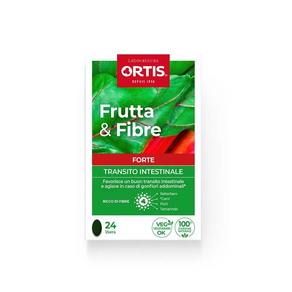 Frutta e Fibre Forte Integratore Per Il Transito Intestinale Pigro Occasionale 24 Compresse