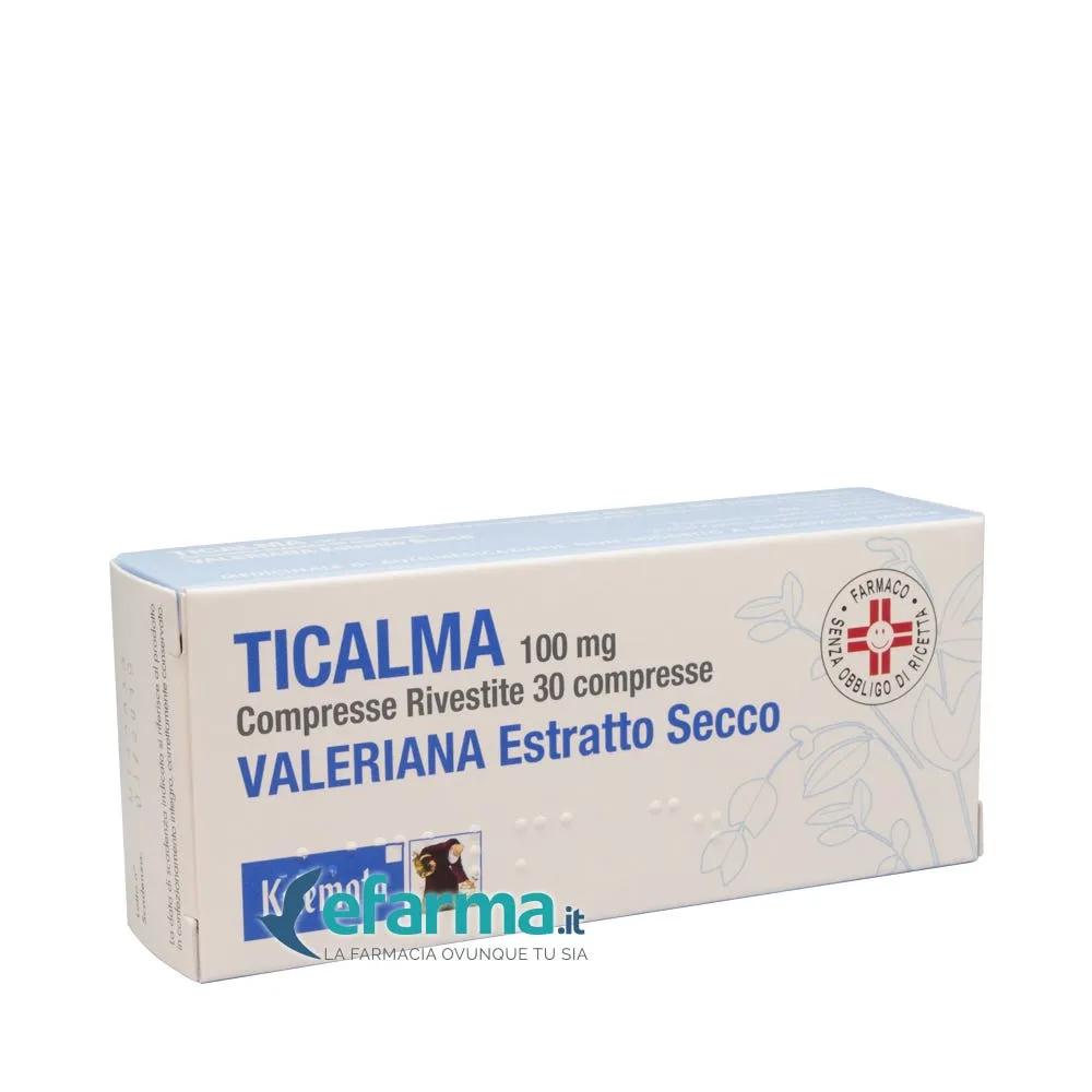 TiCalma Compresse 100 mg Valeriana Radice 30 Compresse Rivestite