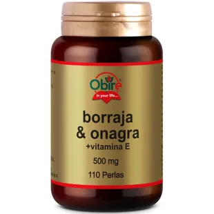 Obire Borage, Evening Primrose and Vitamin E 500 mg 110 Pearls