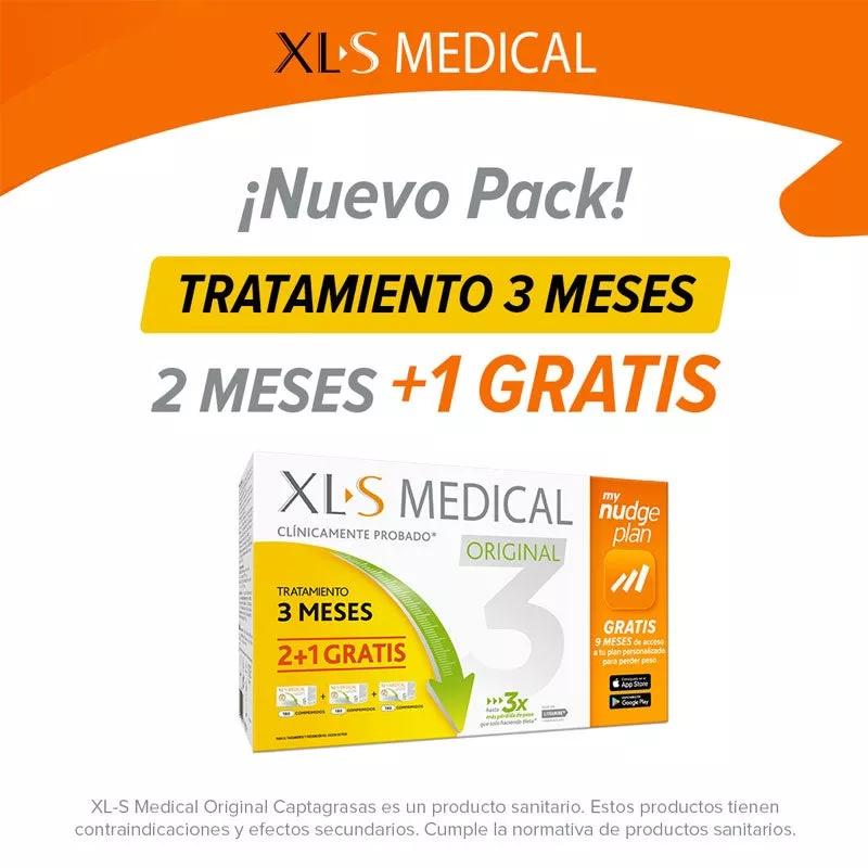 XLS Medical Original 180 Comprimidos TRIPLO: Pack 3 Meses