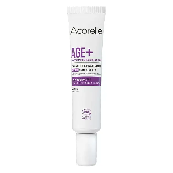 Acorelle Age+ Crema Ridensificante Viso SPF20 Bio 40ml