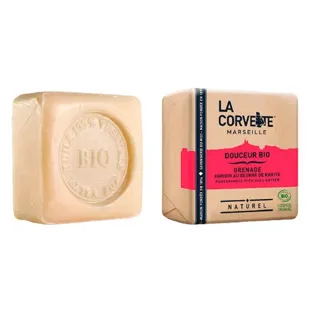 Savon Barre Grenade et Karité BIO La Corvette 100Gr