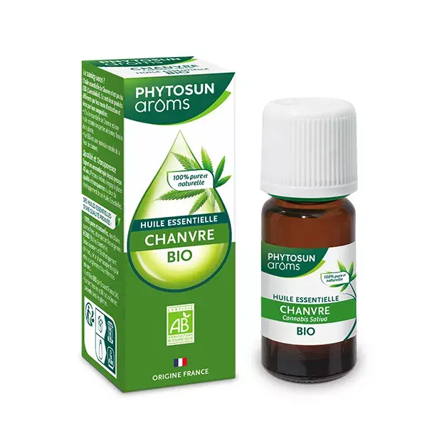 Phytosun Arôms Huile Essentielle de Chanvre Bio 100% Pure et Naturelle 5mL