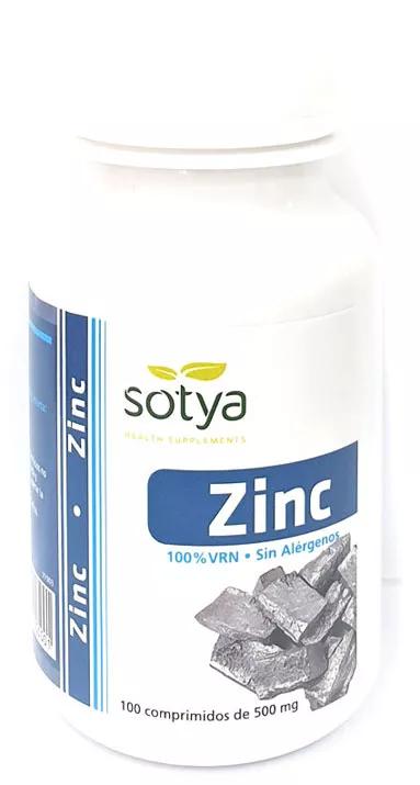 Sotya Zinc 500 mg 100 Comprimidos
