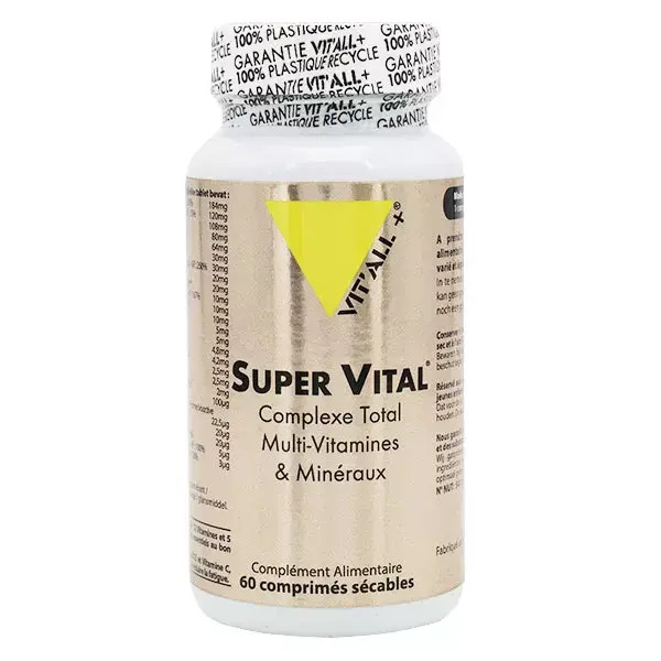 Vit'all+ Super Vital 60 comprimés sécables