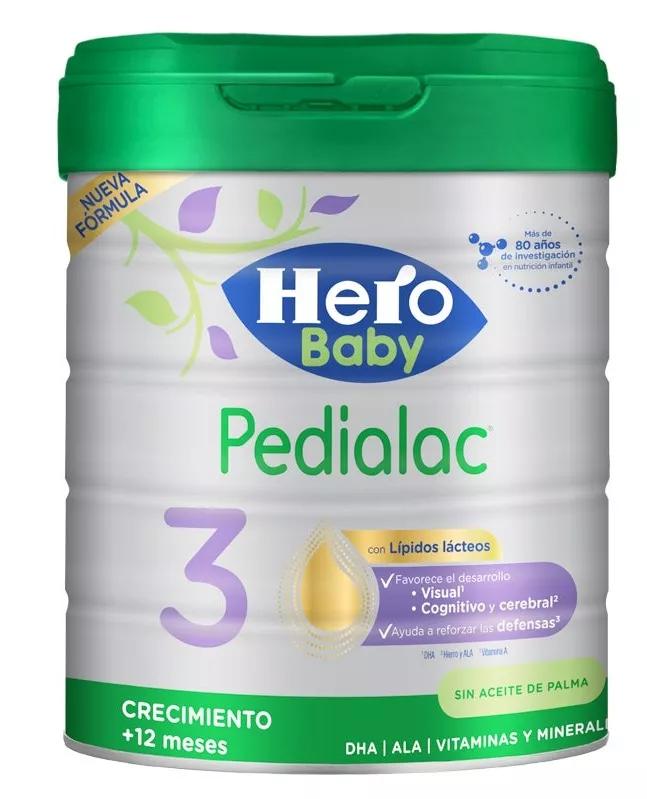 Pedialac 3 Leite Crescimento 800 gramas Hero Baby