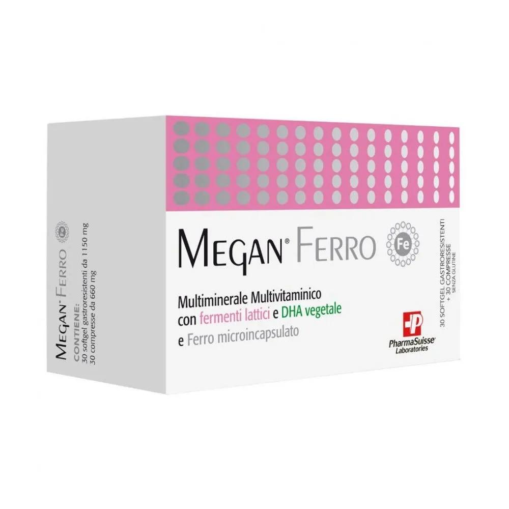 Megan Ferro Integratore Gravidanza 30 Softgel + 30 Compresse