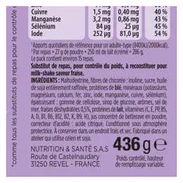 Gerlinéa Repas Minceur Milk-Shake Fraise 436g