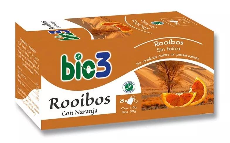 Bio3 chá Rooibos com Laranja 25 Saquetas
