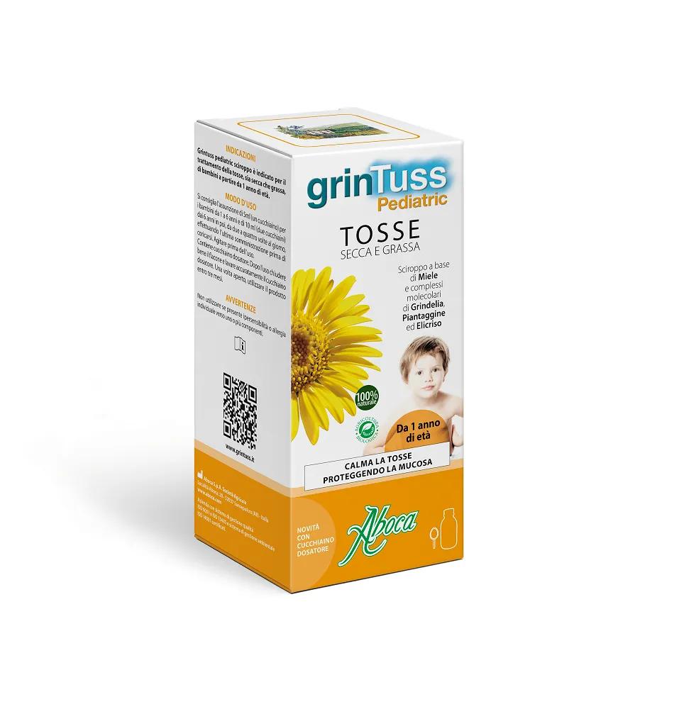 Grintuss Pediatric Sciroppo Bambini Tosse Secca e Grassa 180 g