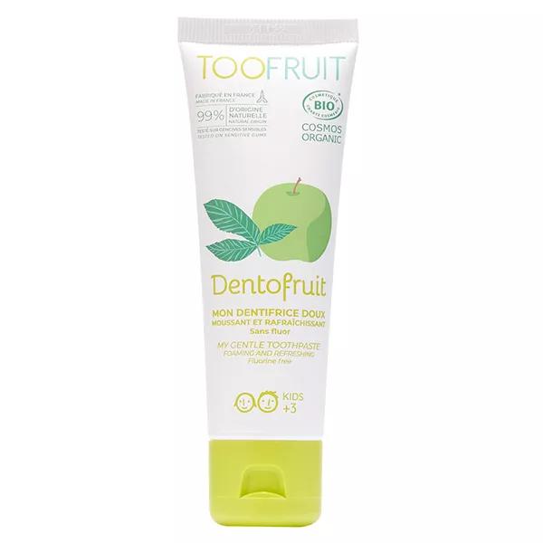 Toofruit Bambino Viso Dentofruit Dentifricio Mela Menta Bio 60g