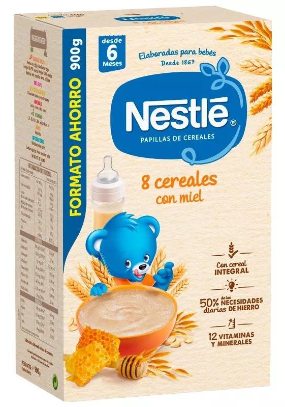 Nestle Papilla 8 Cereales con Miel Etapa 2 +6m 900 gr
