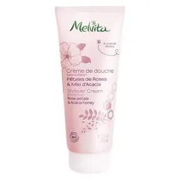 Melvita Les Essentiels Crème de Douche Pétales de Roses & Miel d'Acacia Bio 200ml