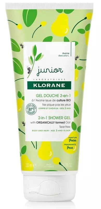 Klorane Petit Junior Gel doccia alla pera 200 ml