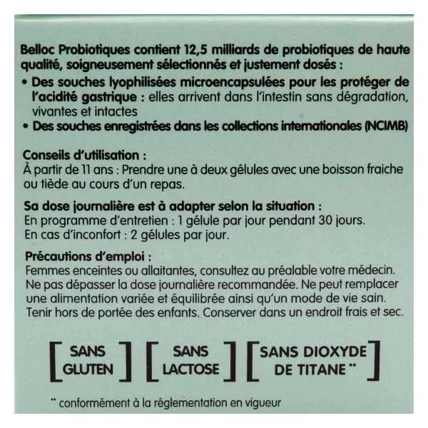 Complément Alimentaire Probiotiques Belloc - Confort Digestif Et Flore Intestinale - Neuf