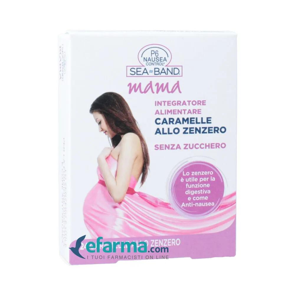 Seaband Nauseal Control Mama Caramelle Zenzero 24 Pezzi