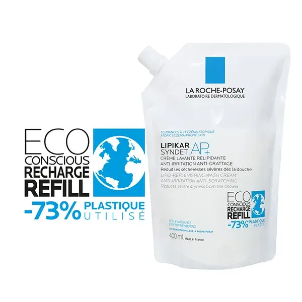 La Roche Posay Lipikar AP+ Syndet Cleansing Cream Eco Refill 400ml