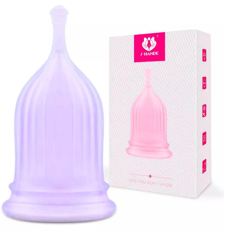 Love Copo Menstrual Hare de Silicone Médica S-Hande Tamanho L