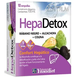 Ynsadiet Zentrun Hepadetox 10 Vials
