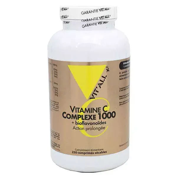 Vit'all+ Vitamine C Complexe 1000 250 comprimés sécables