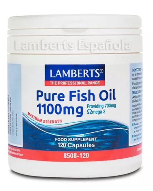 Lamberts Óleo de peixe puro 1100mg 120 comprimidos