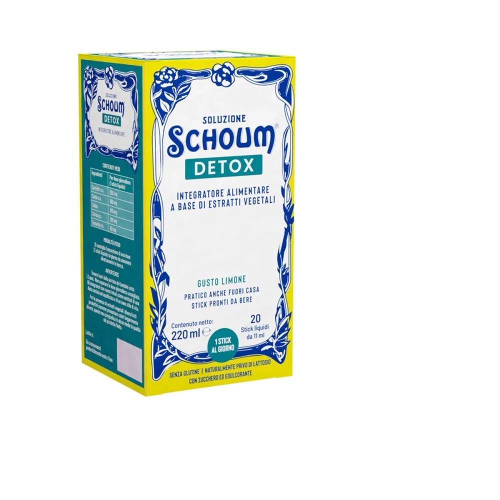 Soluzione Schoum Detox Integratore Depurativo 20 Stick