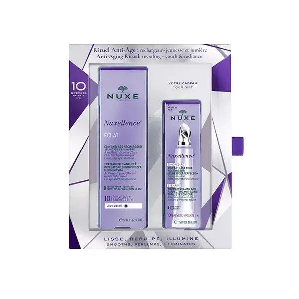 Nuxe Nuxellence Anti-Ageing Care 50ml + Eye Care 15ml Free 