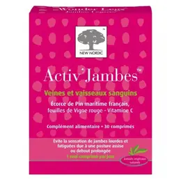 New Nordic Jambes Lourdes Activ'jambes 30 comprimés