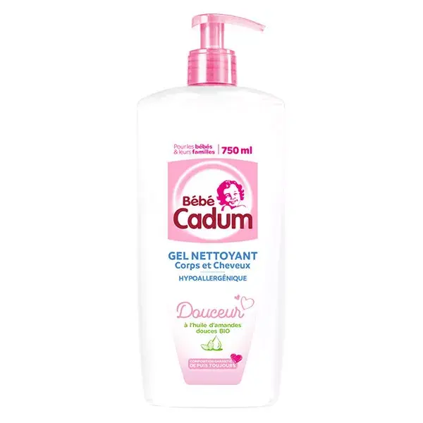 Cadum Baby Gentle Cleansing Gel for Body and Hair 750ml
