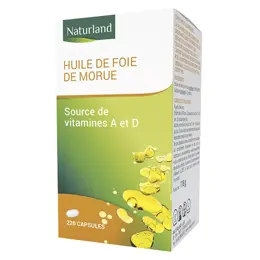 Naturland Huile de Foie de Morue 220 végécaps