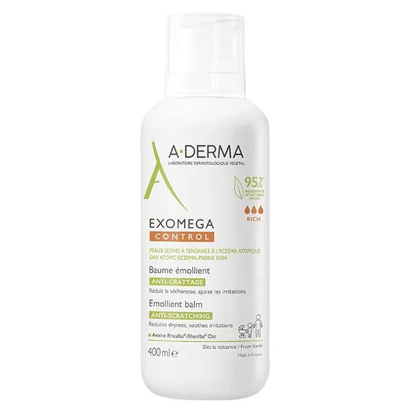 A-Derma Exomega Control Baume Émollient Anti-Grattage 400ml