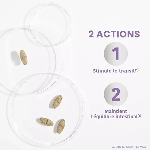 Santarome - Transit Flash Bio - Aide à la digestion - 15 comprimés