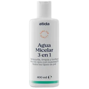 Atida Água Micelar 3 em 1 400 ml