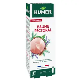 Humer Baume Pectoral Massage Poitrine et dos dès 3 ans 30ml