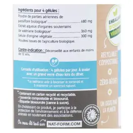 Nat & Form Écoresponsable Passiflore Valériane Bio 120 gélules