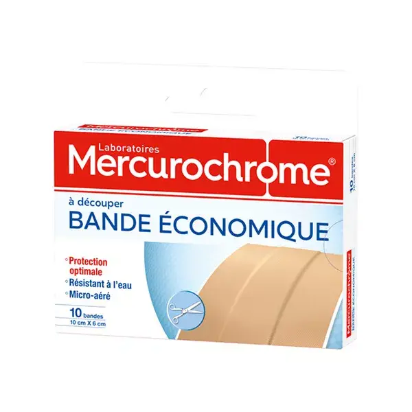 Mercurochrome Bandages Economy Box of 10